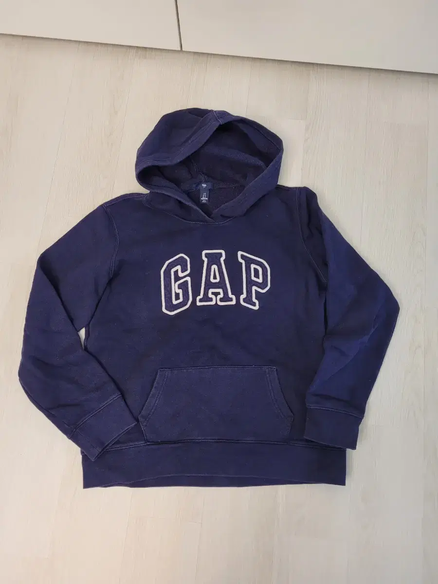 GAP  자수 후드 기모티 S